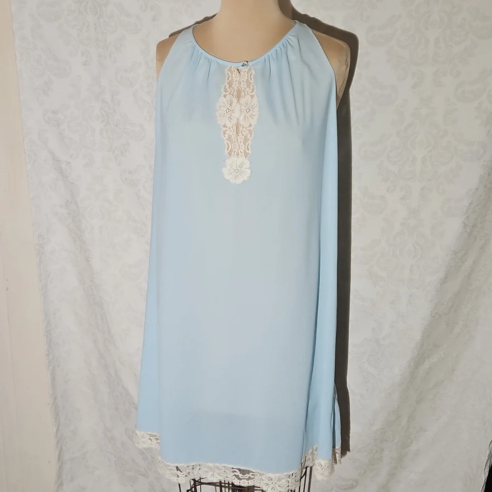 Vintage Van Raalte Robe And Chemise Peignoire Set. Size Small